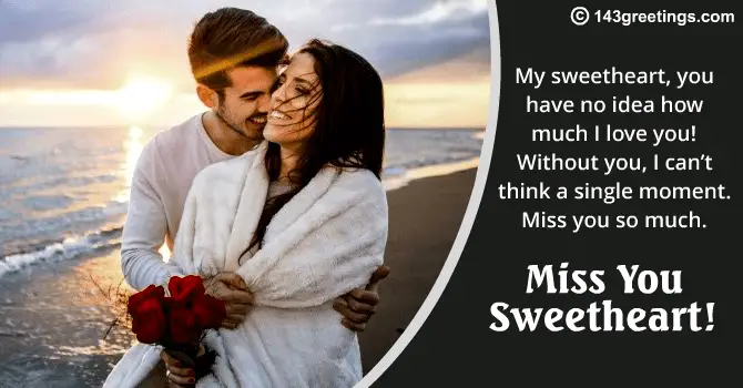 Sweetest Miss You Messages for Wife
